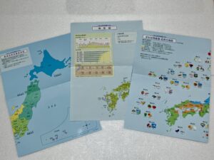 くもん日本地図パズル地図ポスター