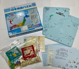 くもん日本地図パズルセット内容