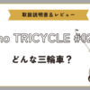 【取扱説明書＆レビュー】iimo TRICYCLE(トライサイクル) #02はどんな三輪車？